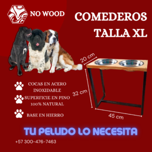 Comedero Elevado Talla XL